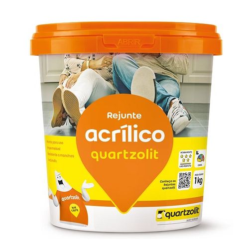 Rejunte Acrílico Marrom Café 1Kg - Quartzolit.