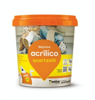 Rejunte Acrílico Palha 1kg - Quartzolit.