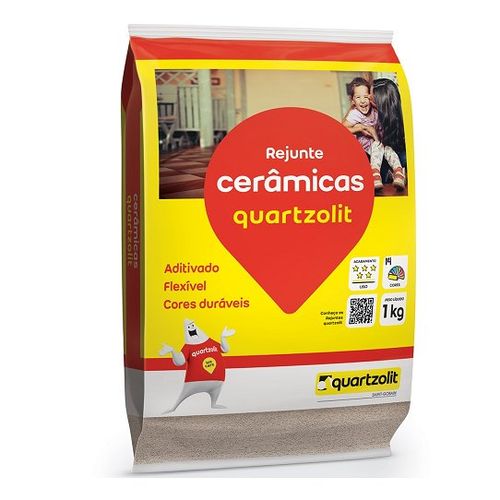 Rejunte Cerâmicas Caramelo 1Kg - Quartzolit.