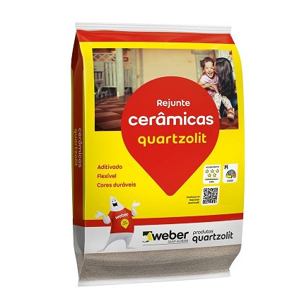 Rejunte Cerâmicas Marrom Tabaco 5Kg - Quartzolit.