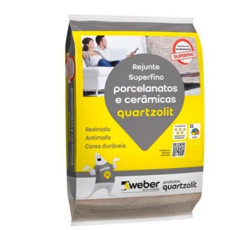 Rejunte Porcelanatos e Cerâmicas Branco 5kg - Quartzolit.