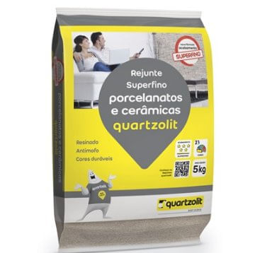 Rejunte Porcelanatos e Cerâmicas Cortiça 5kg - Quartzolit.