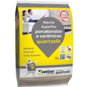 Rejunte Porcelanatos e Cerâmicas Kraft 1kg - Quartzolit.