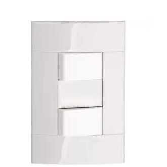 Conjunto2 Interruptores Simples 10a Decor Electric Branco PRM043141 - Schneider.