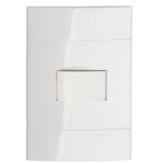 Conjunto Interruptor Simples 10a Branco Decor PRM044011 - Schneider.