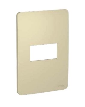 Placa 4 x 2 1 Posto Horizon Gold - Schneider.