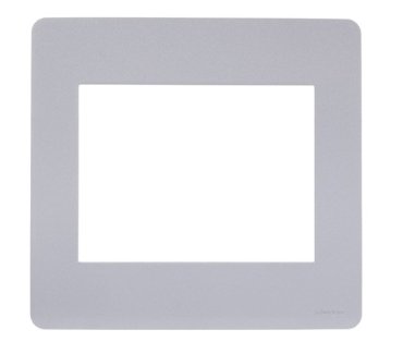 Placa 4x4 de 6 Postos Gamma Silver - Schneider.