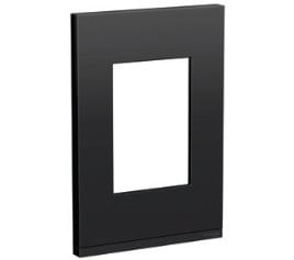 Placa e Suporte 4x2 3 Postos S734103879 Class GR Grafite Fenix Vertical - Schneider Electric.