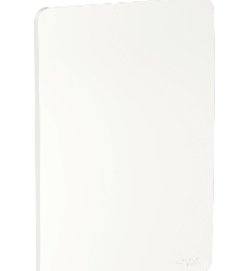 Placa + Suporte 4x2 Cega Branca Miluz - Schneider.