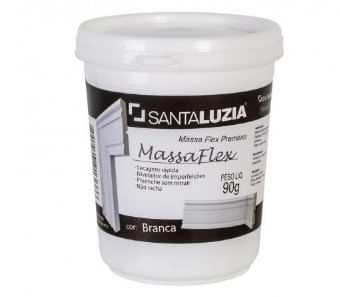 Massa Flex Premium Branca 90g - Santa Luzia.