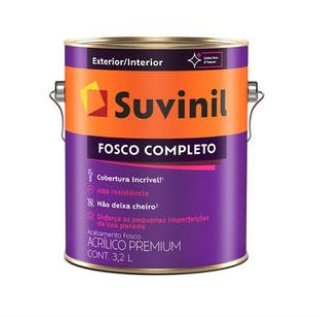 Tinta Acrílica Fosco Completo Base C 3,2L - Suvinil.