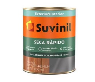Tinta Esmalte Seca Rápido Acetinado Base C2 800ml - Suvinil.