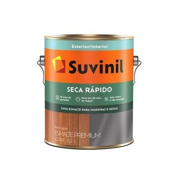 Tinta Esmalte Seca Rápido Brilhante Base A2 3,2 Litros - Suvinil.