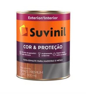 Tinta Esmalte Cor e Proteção Acetinada Base C2 800ml - Suvinil.