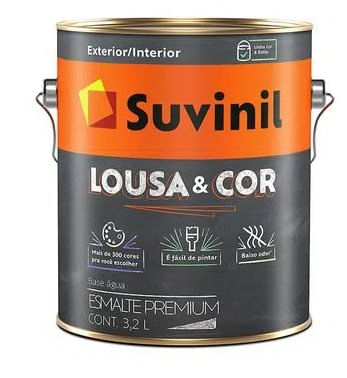 Tinta Lousa e Cor Acetinado Base C 3,2 Litros - Suvinil.