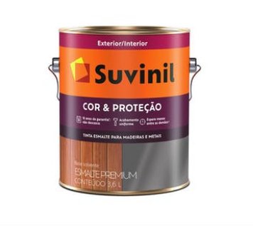 Tinta Esmalte Cor e Proteção Brilho Azul Del Rey 3,6L - Suvinil.