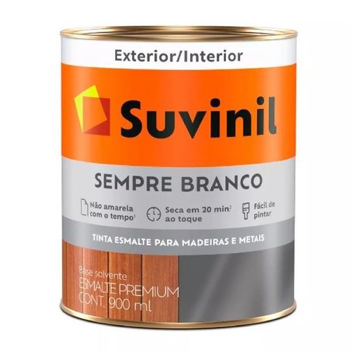 Tinta Esmalte Fosco Sempre Branco 900ml - Suvinil.