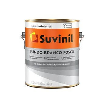 Fundo Branco Fosco Complemento Nivelador 3,6 Litros - Suvinil.