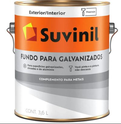 Fundo para Galvanizados 3,6L - Suvinil.