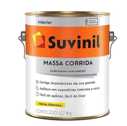 Massa Corrida 3,6 Litros - Suvinil.