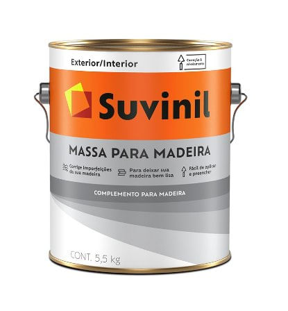 Massa para Madeira 3,6L - Suvinil.