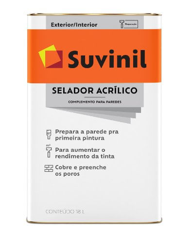 Selador Acrílico 18L - Suvinil.