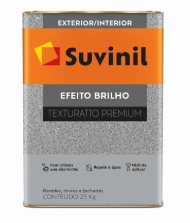 Textura Texturatto Premium Efeito Brilho Doce De Leite 25Kg - Suvinil.