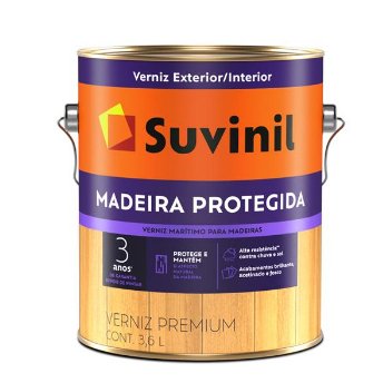 Verniz Marítimo Acetinado Natural 3,6L - Suvinil.