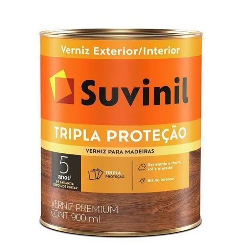 Verniz Tripla Proteção Brilhante Imbuia 900ml - Suvinil.