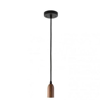 Pendente Dot Metal Vintage Longo Amadeirado - Taschibra.