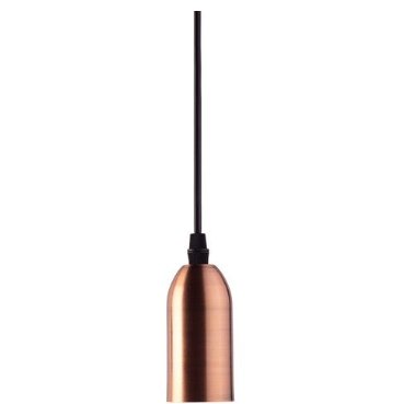 Pendente Dot Metal Longo E27 Cobre - Taschibra.