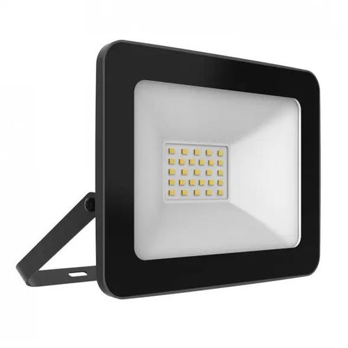 Refletor TR Led Slim 10W 3000K Preto - Taschibra.