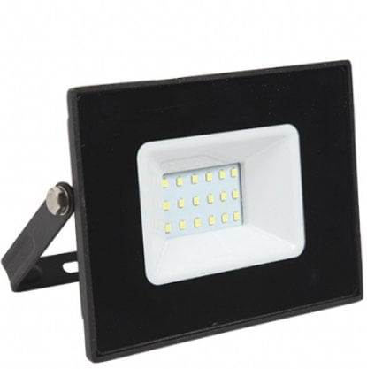 Refletor TR LED Slim 20W 3000K Preto - Taschibra.