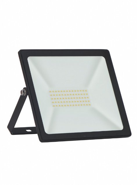 Refletor TR Led 50 Slim 50W 3000K Preto - Taschibra.