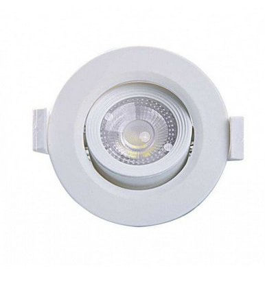 Spot LED de Embutir Redondo Alltop 5W Autovolt 6500K Luz Branca - Taschibra.