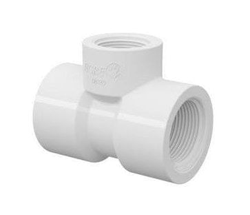 Tê Roscável de PVC Branco 1/2"" - Tigre.