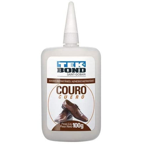 Adesivo Instantâneo Couro Bico Fino 100g - Tekbond.