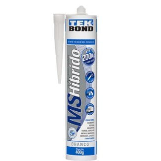 Adesivo MS Híbrido Branco 400g - Tekbond.