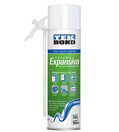 Espuma Expansiva PU 320g - Tek Bond.