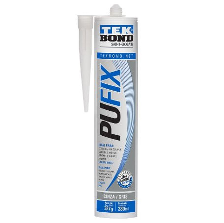 Adesivo PU Fix Cinza 280ml/387g - Tekbond.