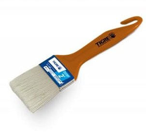 Trincha Média Cerda Branca Cabo Anzol 696 3/4"" - Tigre.