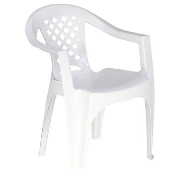 Cadeira Iguape em Polipropileno Branco - Tramontina.