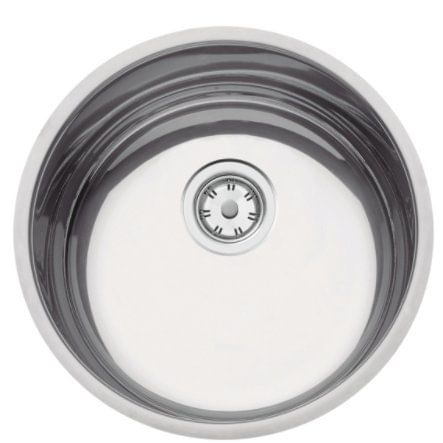 Cuba de Embutir Luna 35 BL em Aço Inox Polido 35cm -  Tramontina.