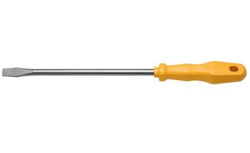 Chave de Fenda Yellow com Ponta Chata 3/8X6"" - Tramontina.