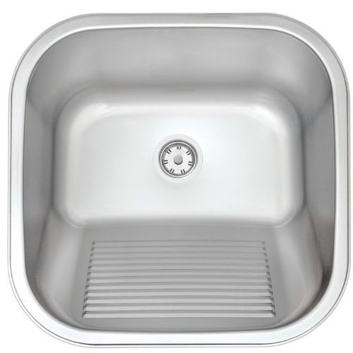 Tanque de Encaixe Hera 25L em Aço Inox Acetinado 40x40cm - Tramontina.