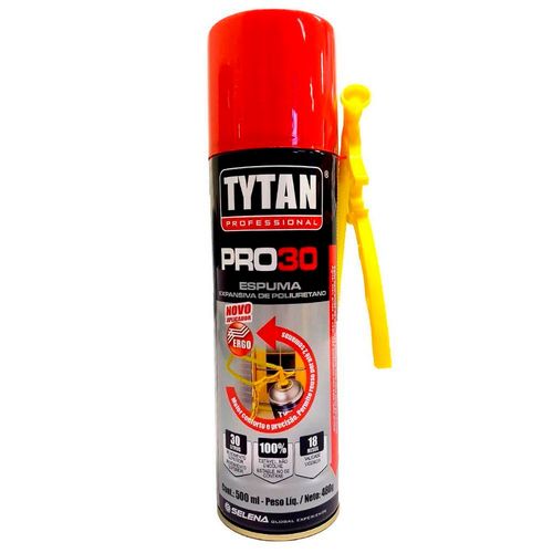 Espuma Expansiva PRO30 500ml / 480g - Tytan.