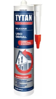 Borracha Silicone Preto Acético 280g - Tytan.