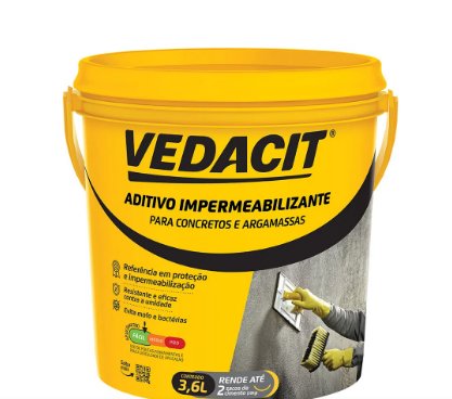 Aditivo Impermeabilizante 3,6L - Vedacit.