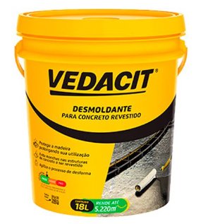 Desmoldante para Concreto Revestido Balde 18L - Vedacit.