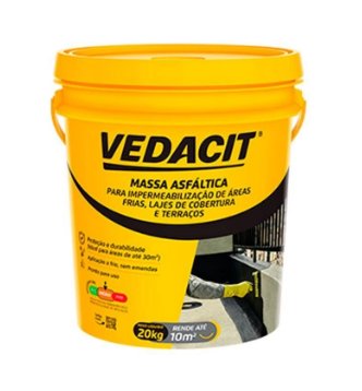 Massa Asfáltica Impermeabilizante 20Kg - Vedacit.